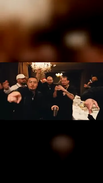A whole crew takes over the room